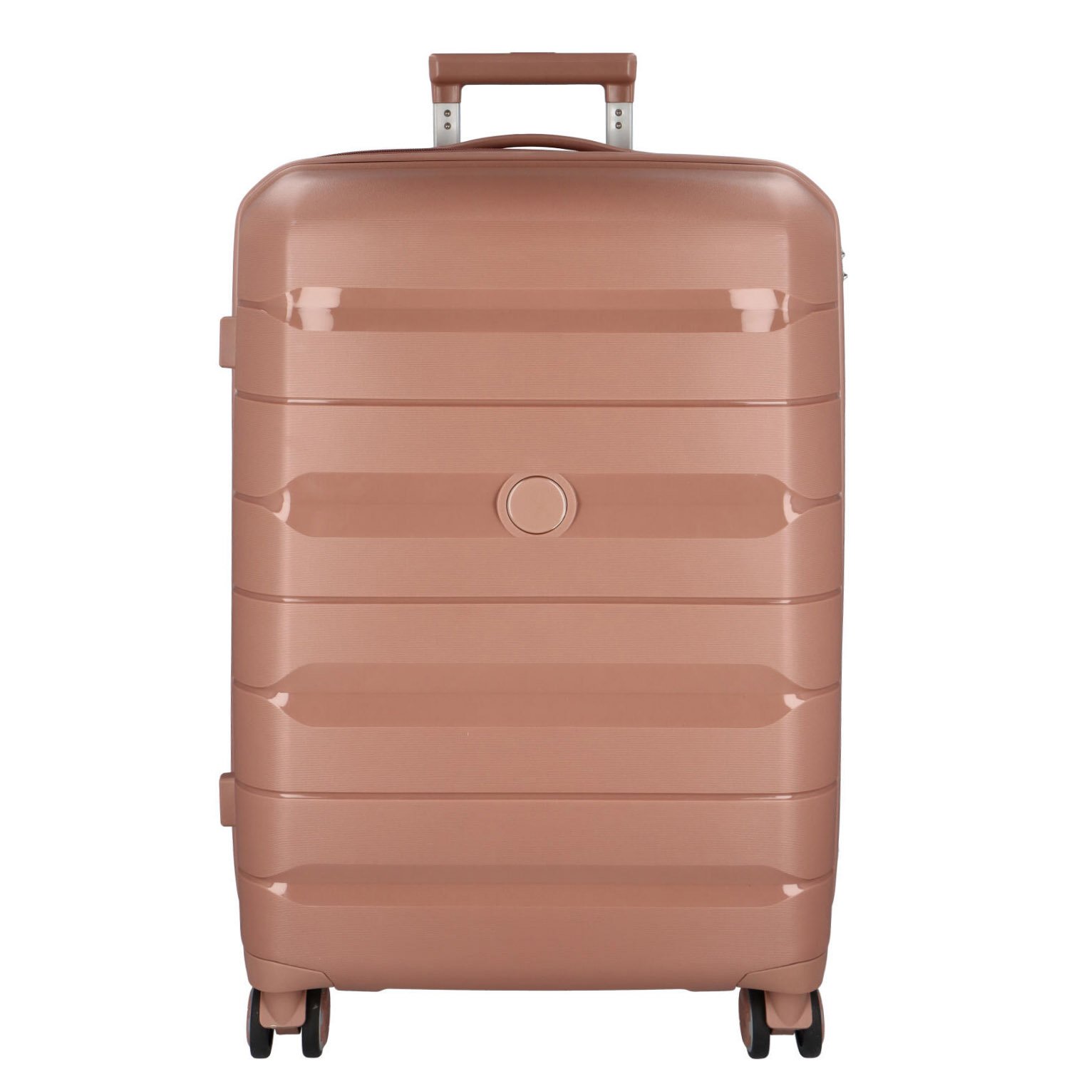 Cestovní plastový kufr starorůžový - Ormi Rochus L