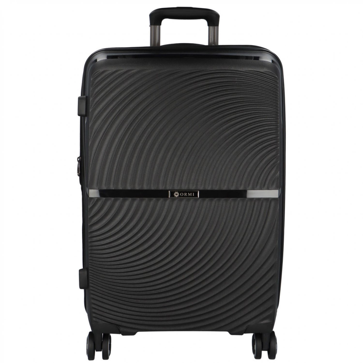 Cestovní plastový kufr černý - Ormi Tryfon L