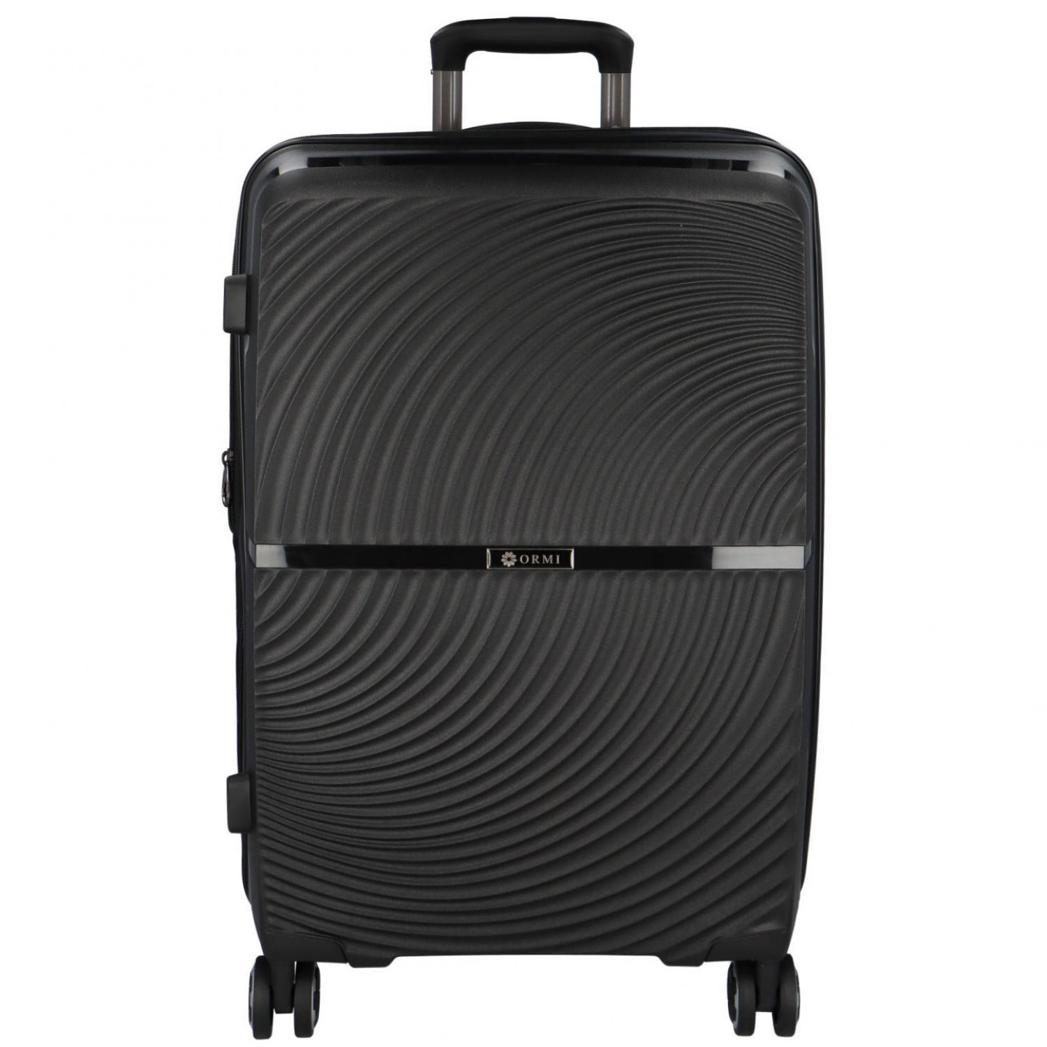 Cestovní plastový kufr černý - Ormi Tryfon M