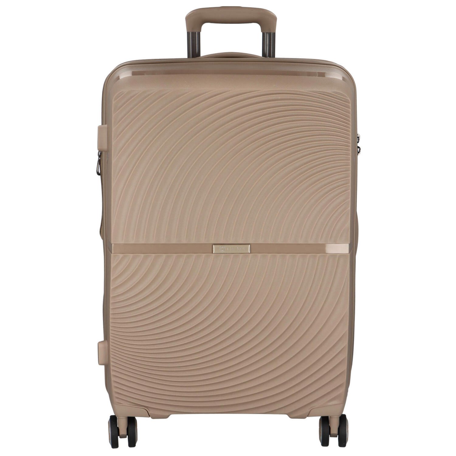 Cestovní plastový kufr béžový - Ormi Tryfon L