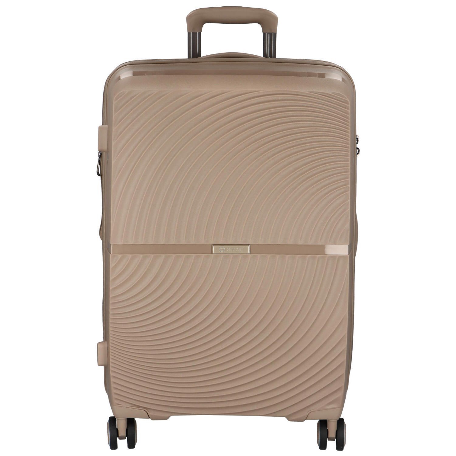 Cestovní plastový kufr béžový - Ormi Tryfon M