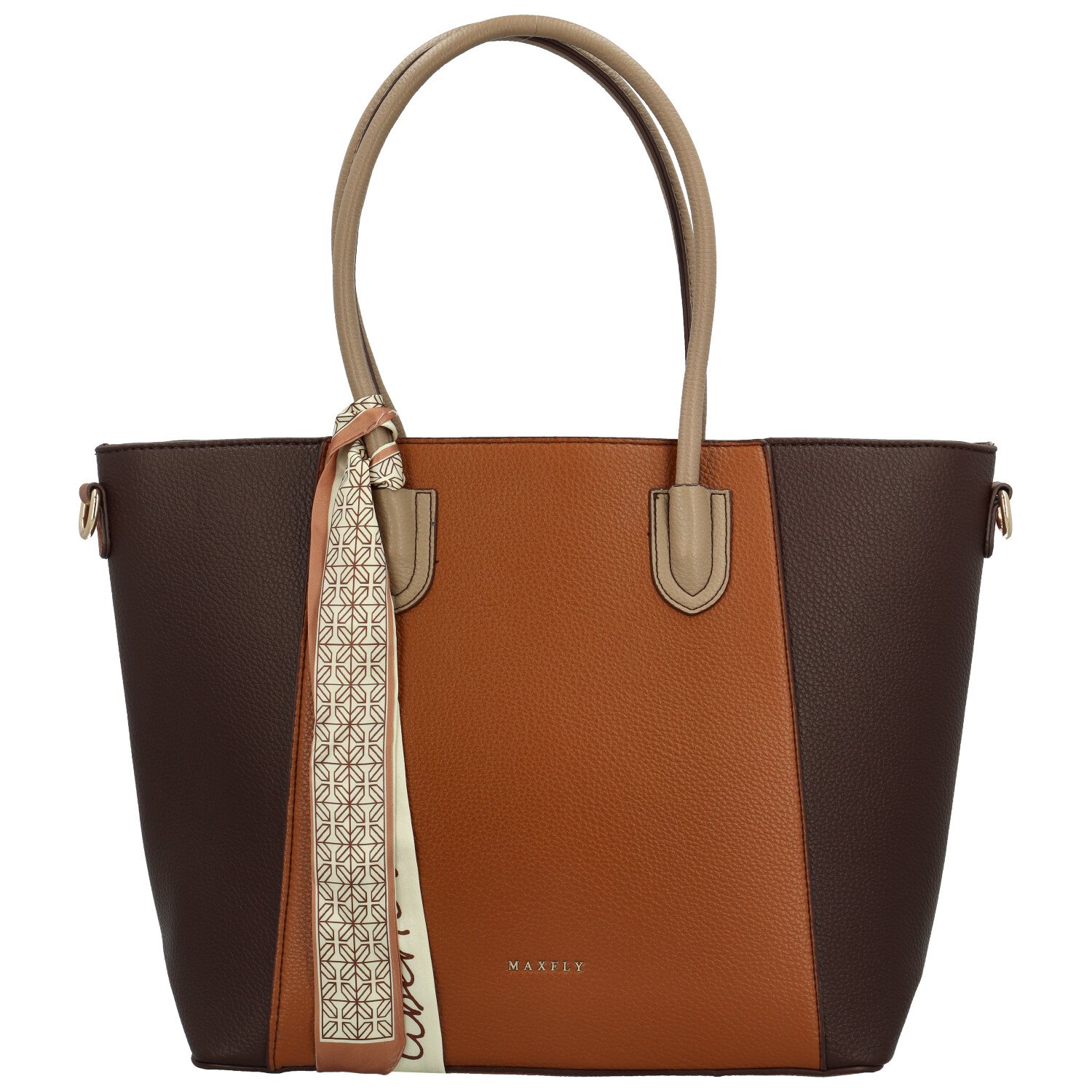 Dámská kabelka na rameno hnědá - MaxFly Rikka