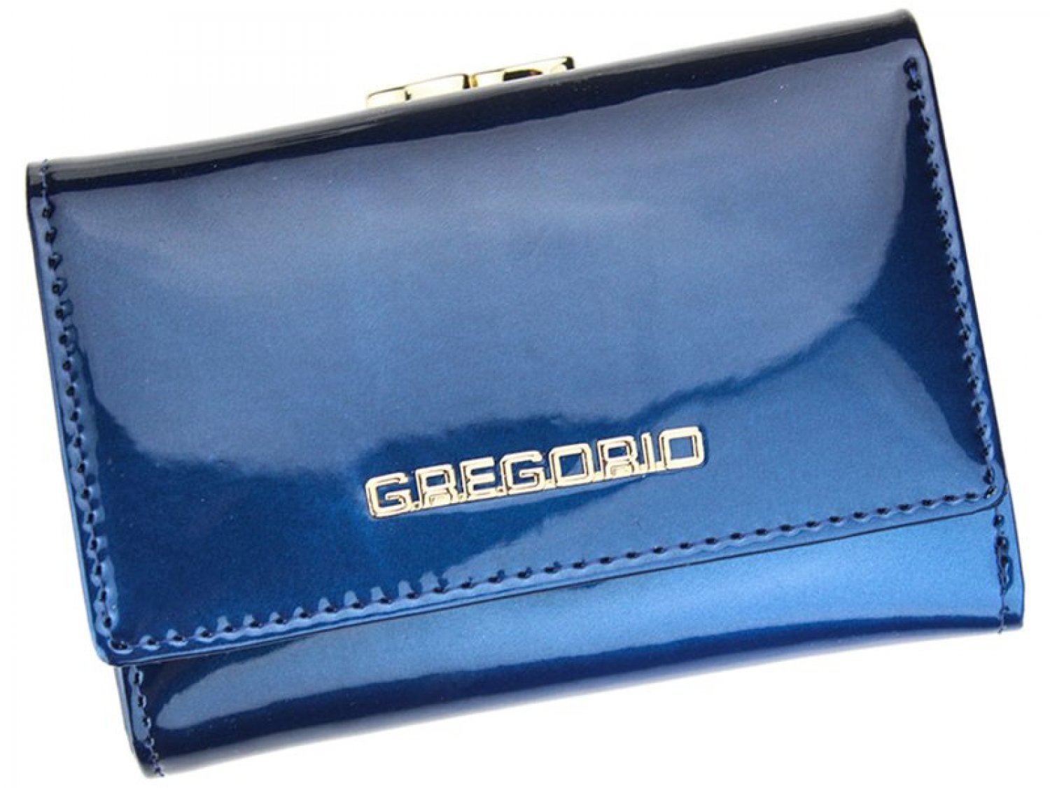Levně Dámská kožená peněženka modrá - Gregorio Jaxon