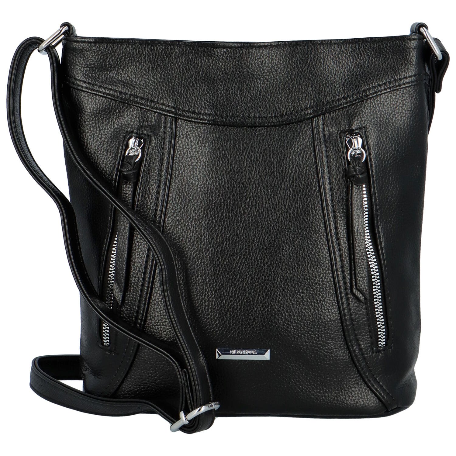 Levně Dámská crossbody kabelka černá - Silvia Rosa Lindsey