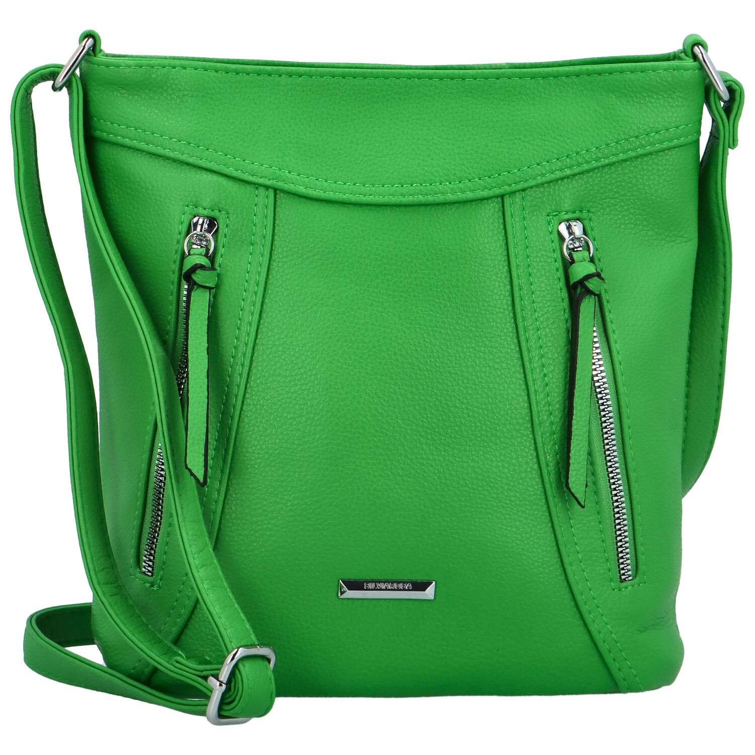 Levně Dámská crossbody kabelka zelená - Silvia Rosa Lindsey