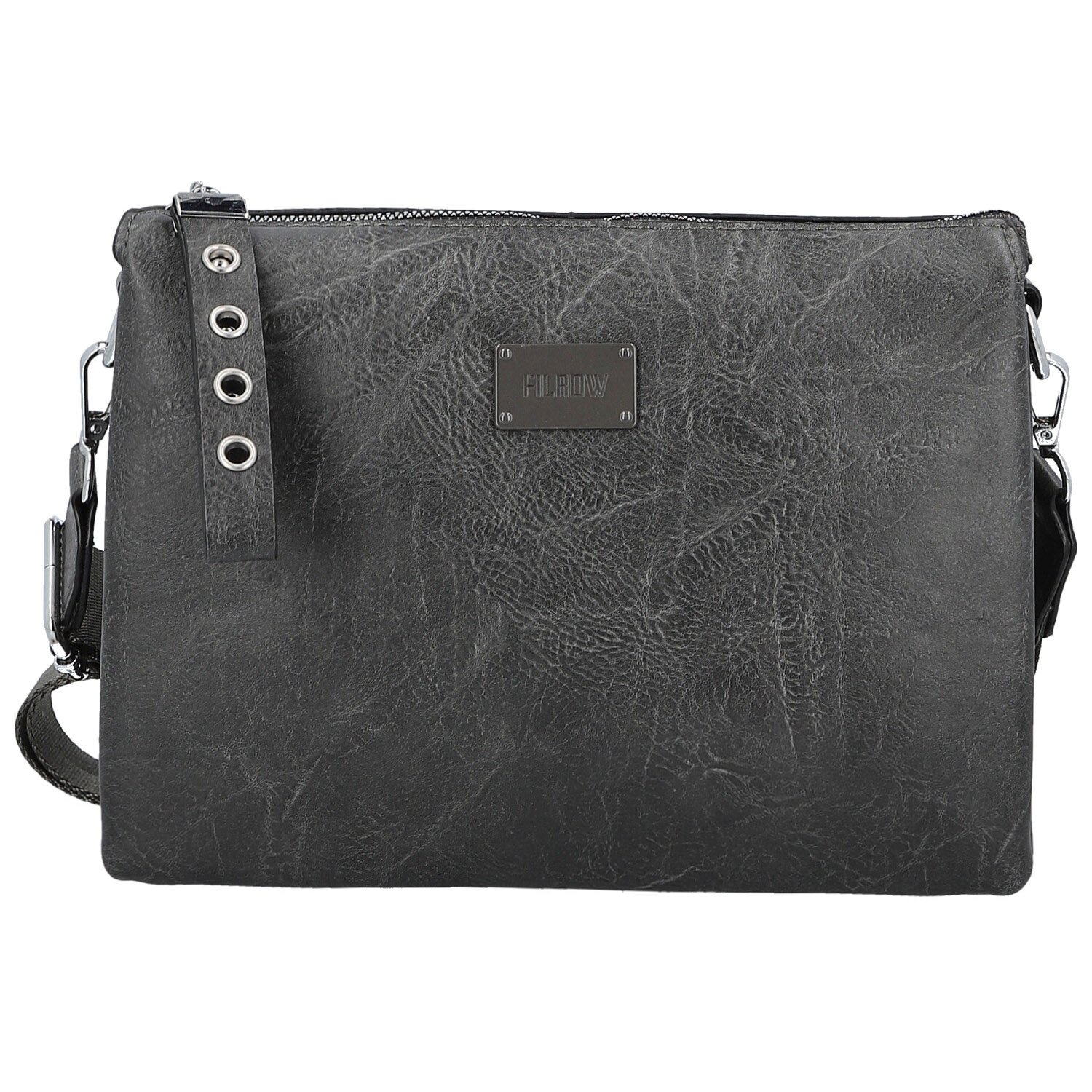 Dámská crossbody kabelka tmavě šedá - Firenze Wiviena