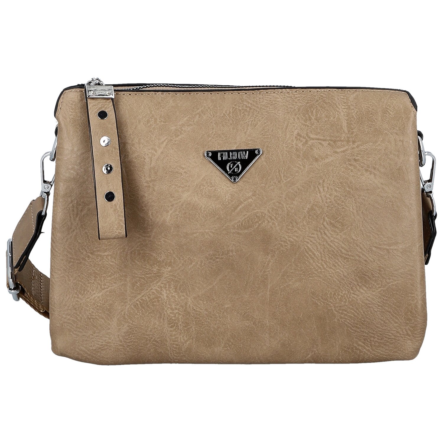 Dámská crossbody kabelka béžová - Firenze Wiviena