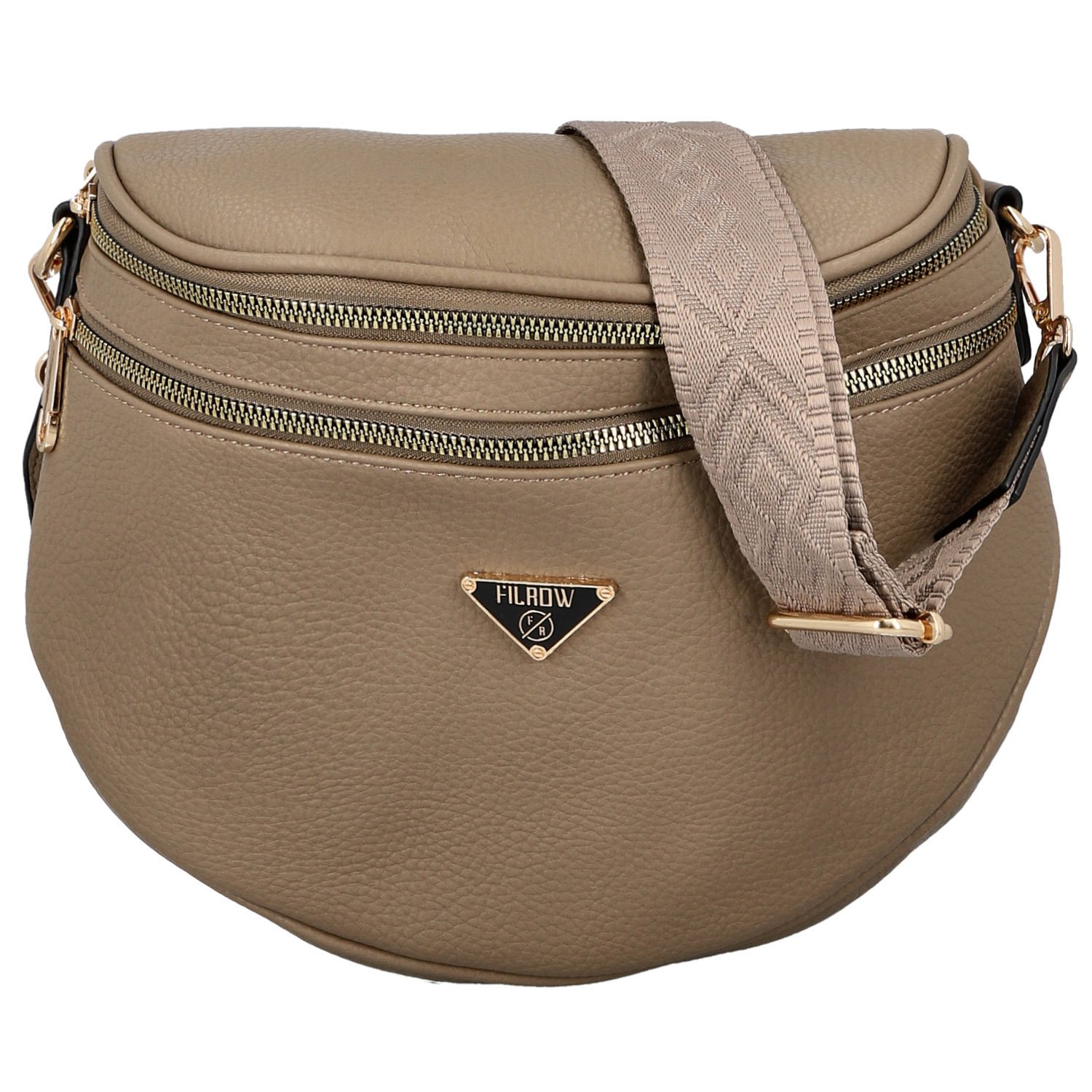 Dámská ledvinko/kabelka tmavě béžová - Firenze Jella