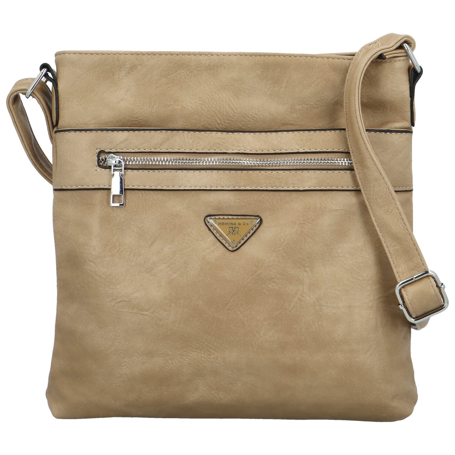 Dámská crossbody kabelka béžová - Romina & Co Bags Tomai