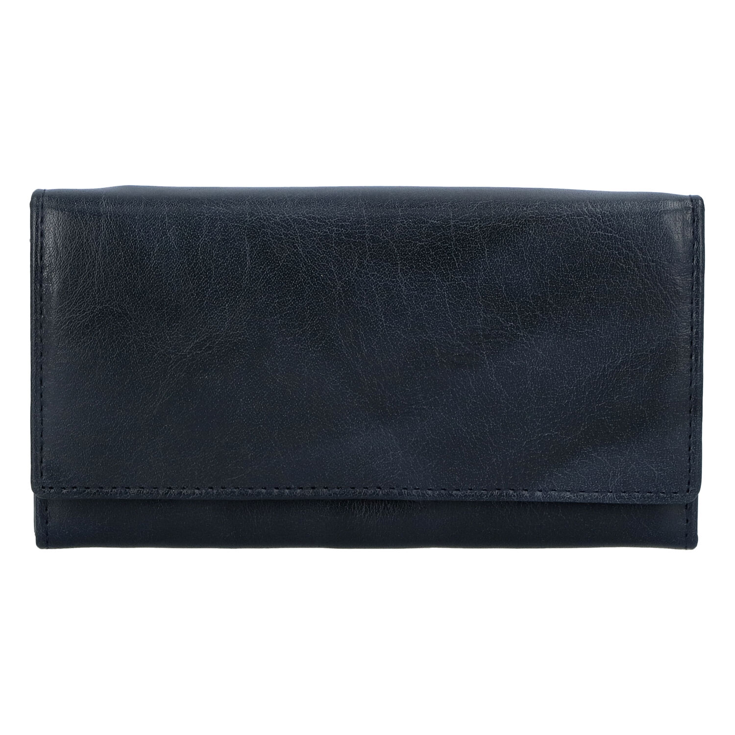 Levně Dámská kožená peněženka tmavě modrá - Tomas Kalasia