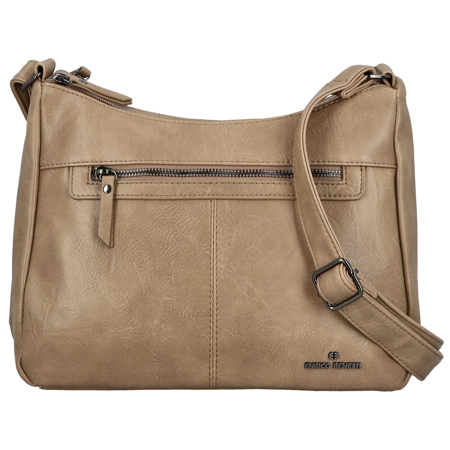 Dámská crossbody kabelka taupe - Enrico Benetti Jules