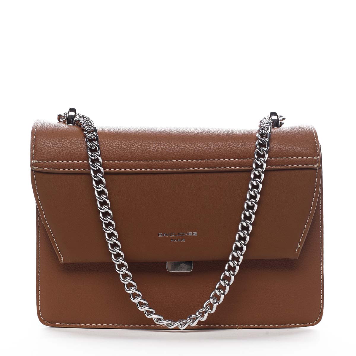 Levně Dámská crossbody kabelka světle hnědá - David Jones Delilah