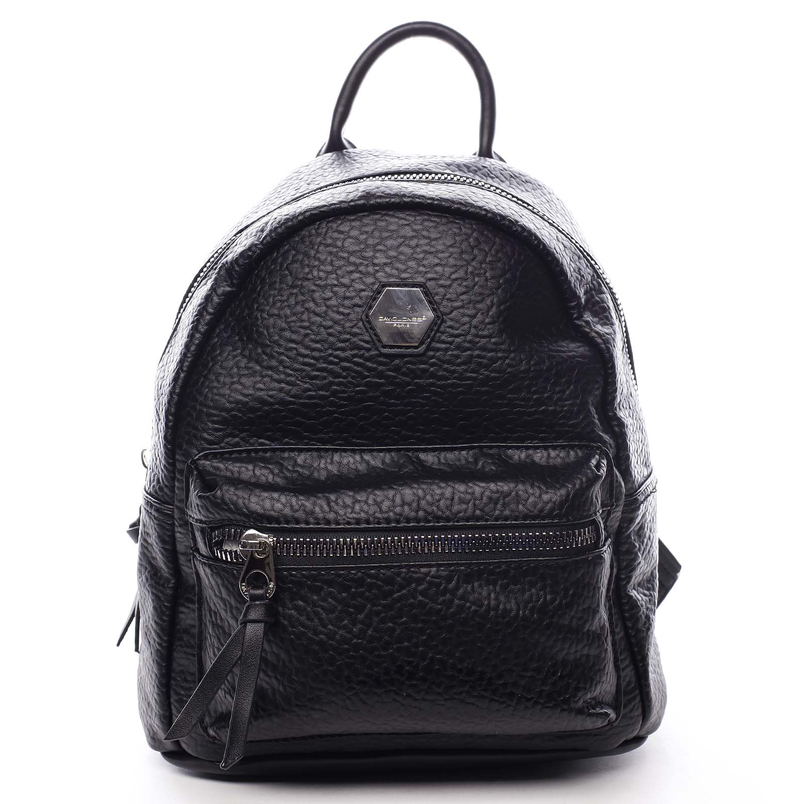 Dámský městský batoh černý - David Jones Mackenzie