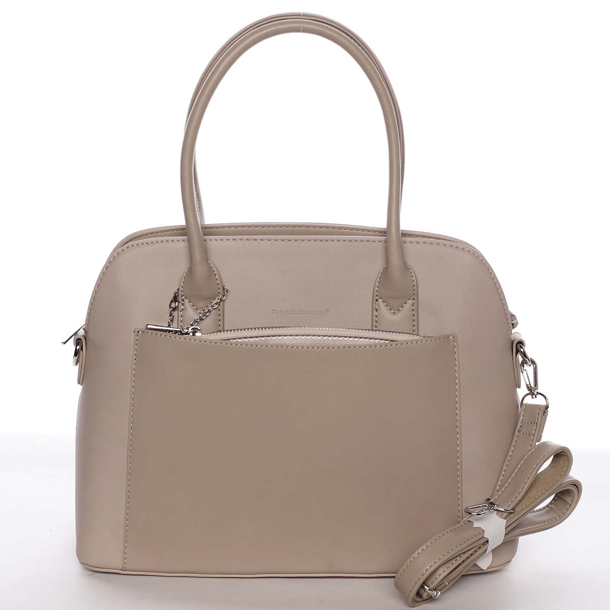 Exkluzivní dámská světlá camel zaoblená kabelka - David Jones Hiliery Camel