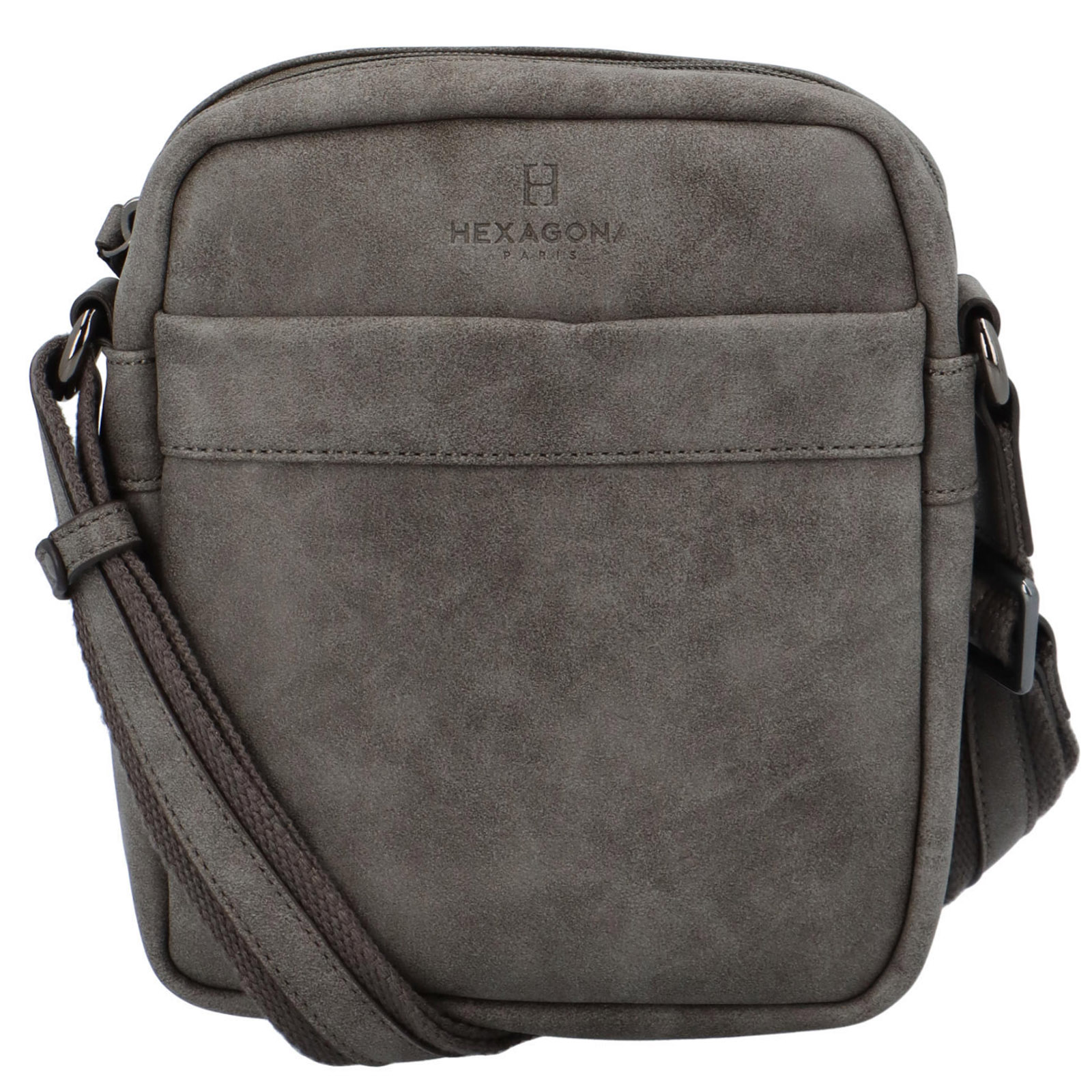 Levně Pánská crossbody taška přes rameno šedá - Hexagona Flyon