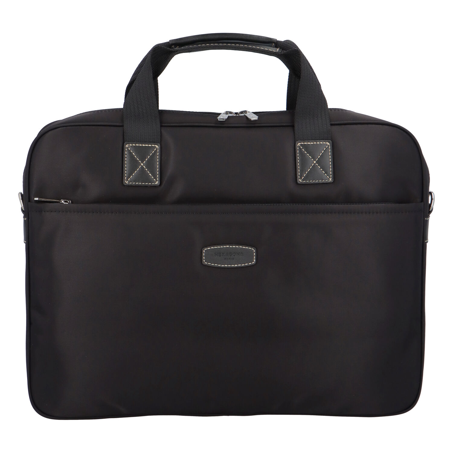 Levně Luxusní taška na notebook černá - Hexagona 171176 A
