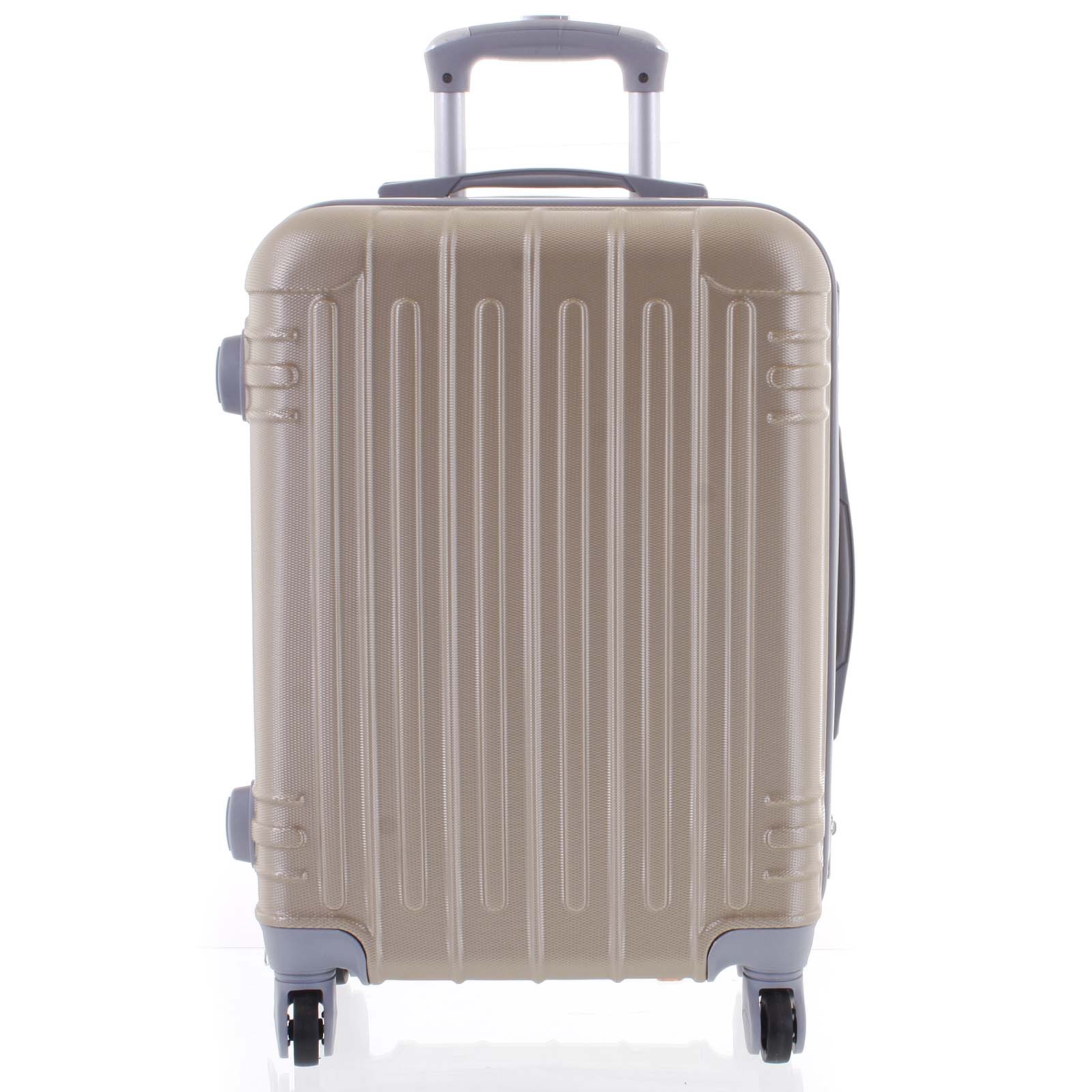 Moderní zlatý skořepinový cestovní kufr - Ormi Dopp M zlatá