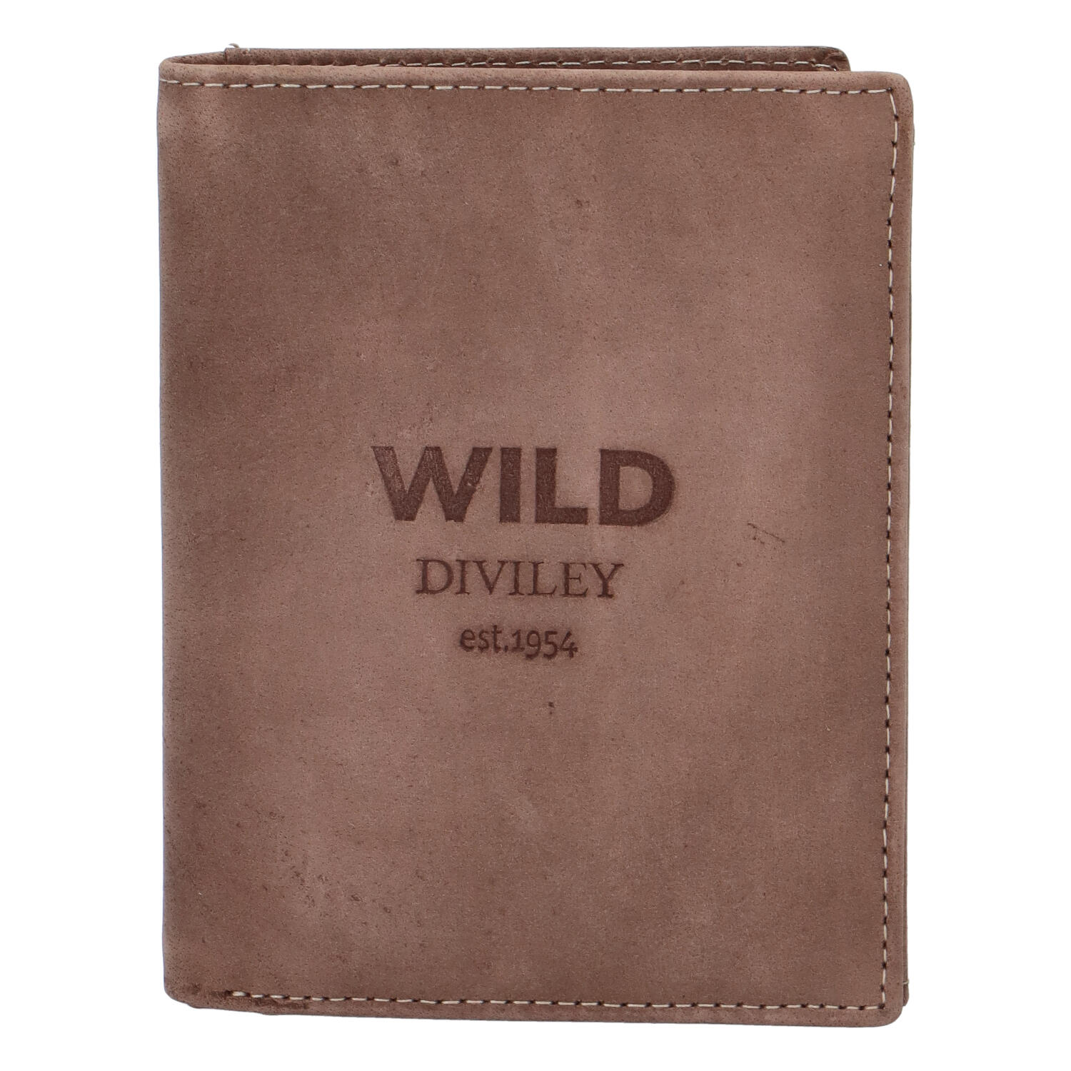 Levně Pánská kožená peněženka taupe - WILD 1931