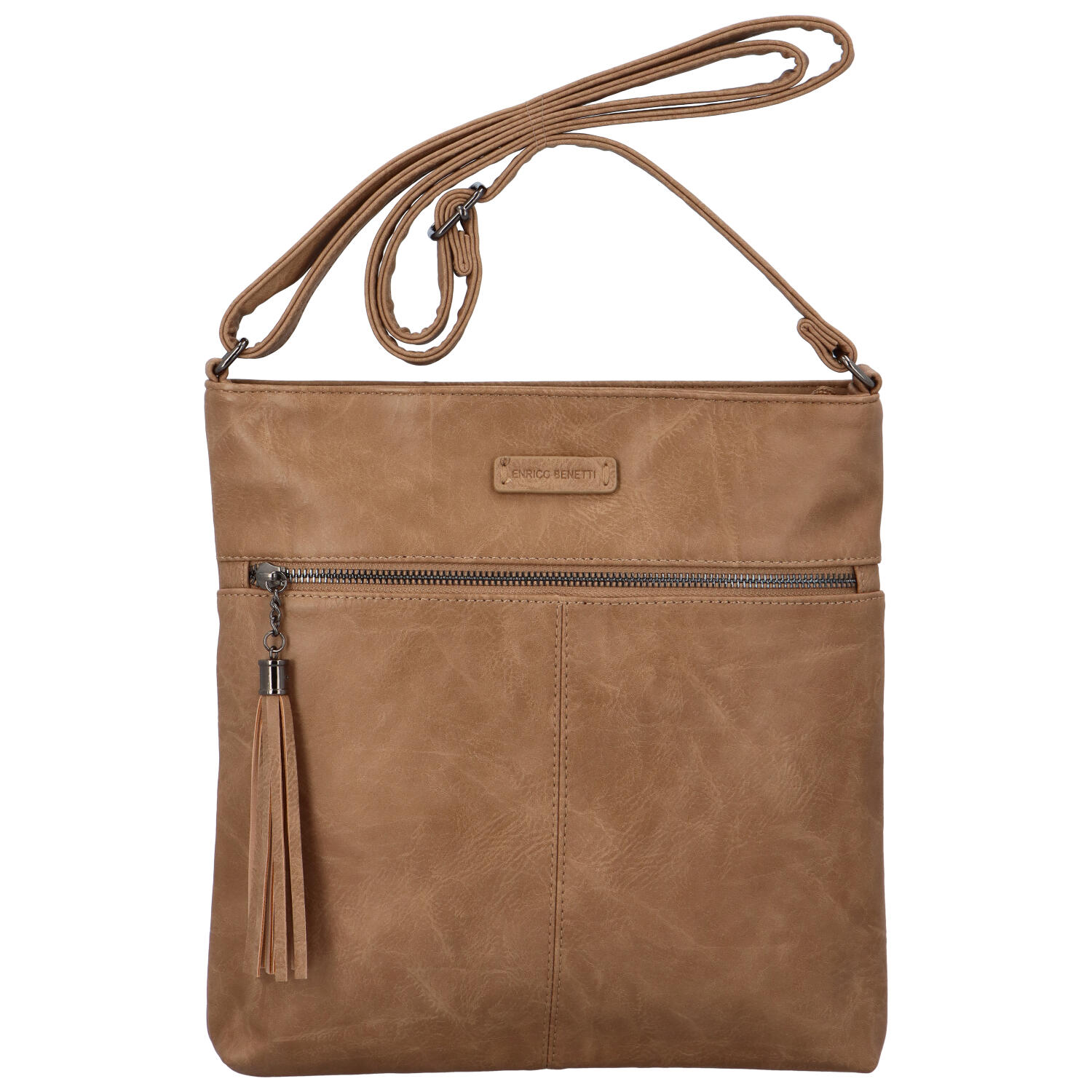 Levně Dámská crossbody kabelka camel - Enrico Benetti Loyden