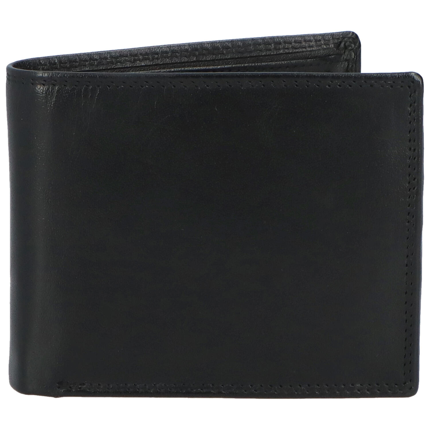Levně Pánská kožená peněženka černá - Tomas Zolltar