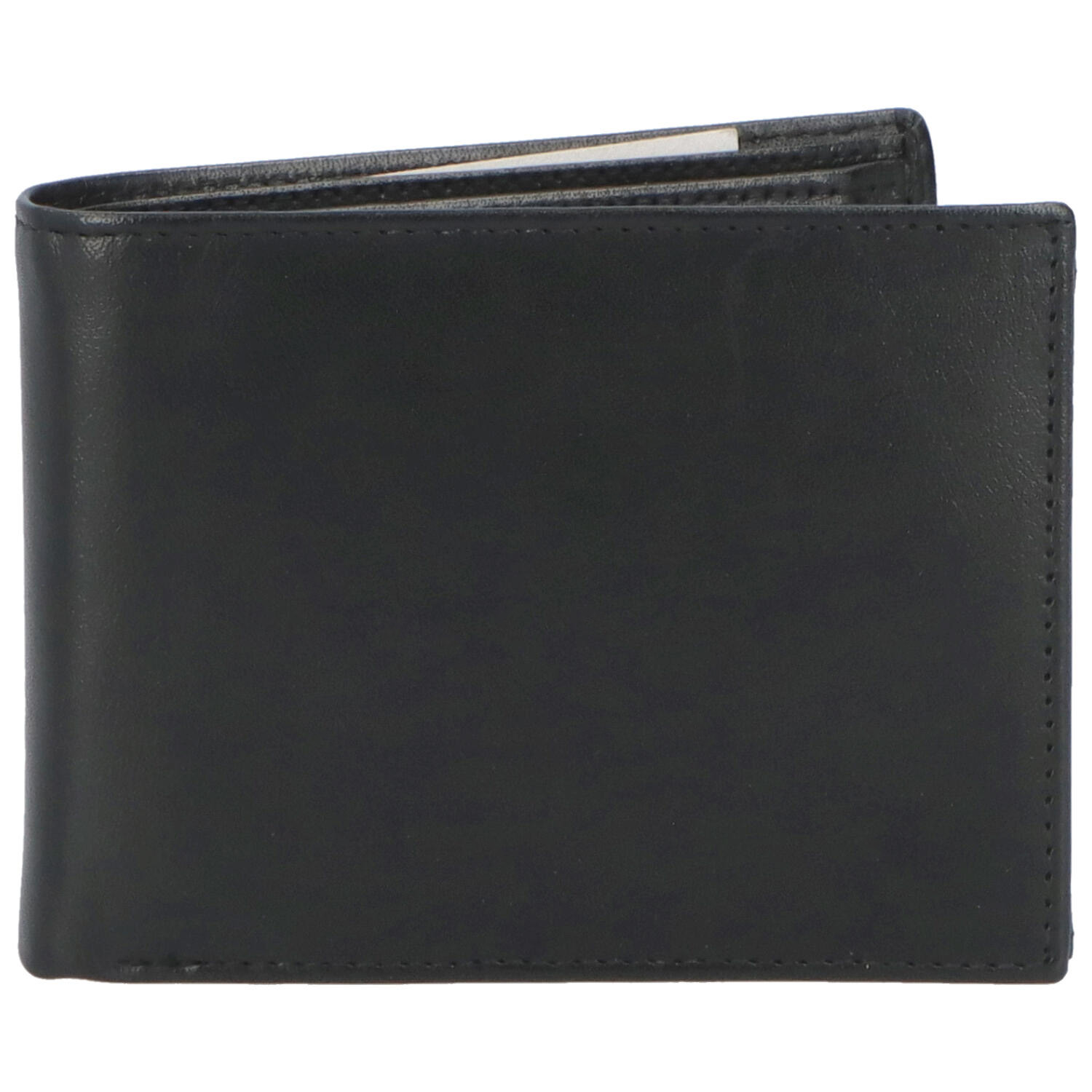 Levně Pánská kožená peněženka černá - Tomas Ivanou