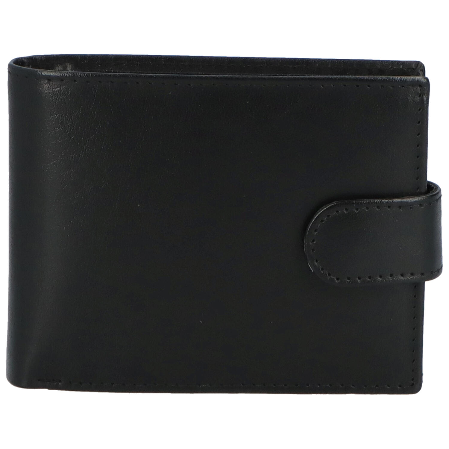 Levně Pánská kožená peněženka černá - Tomas Breno