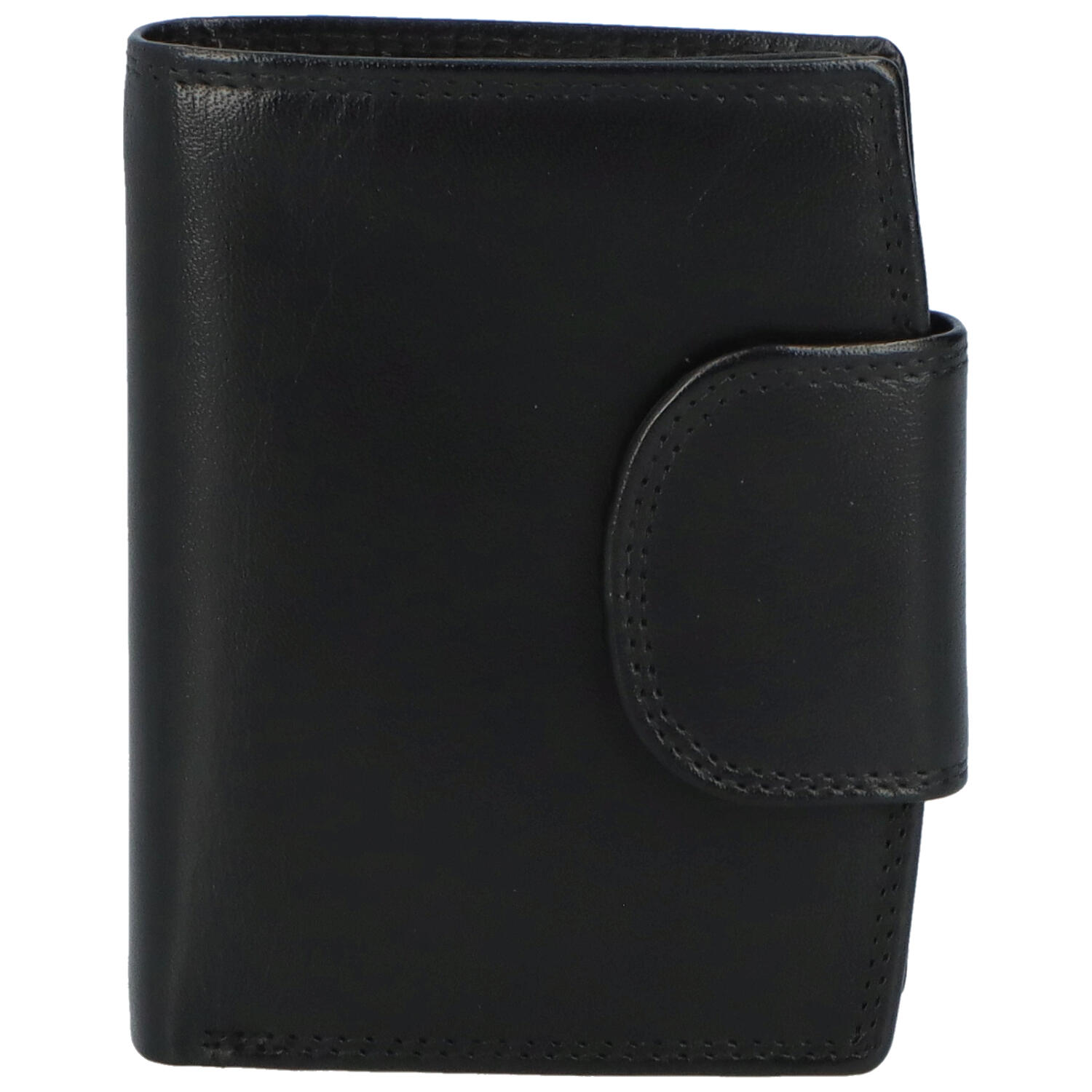 Levně Pánská kožená peněženka černá - Tomas Grino