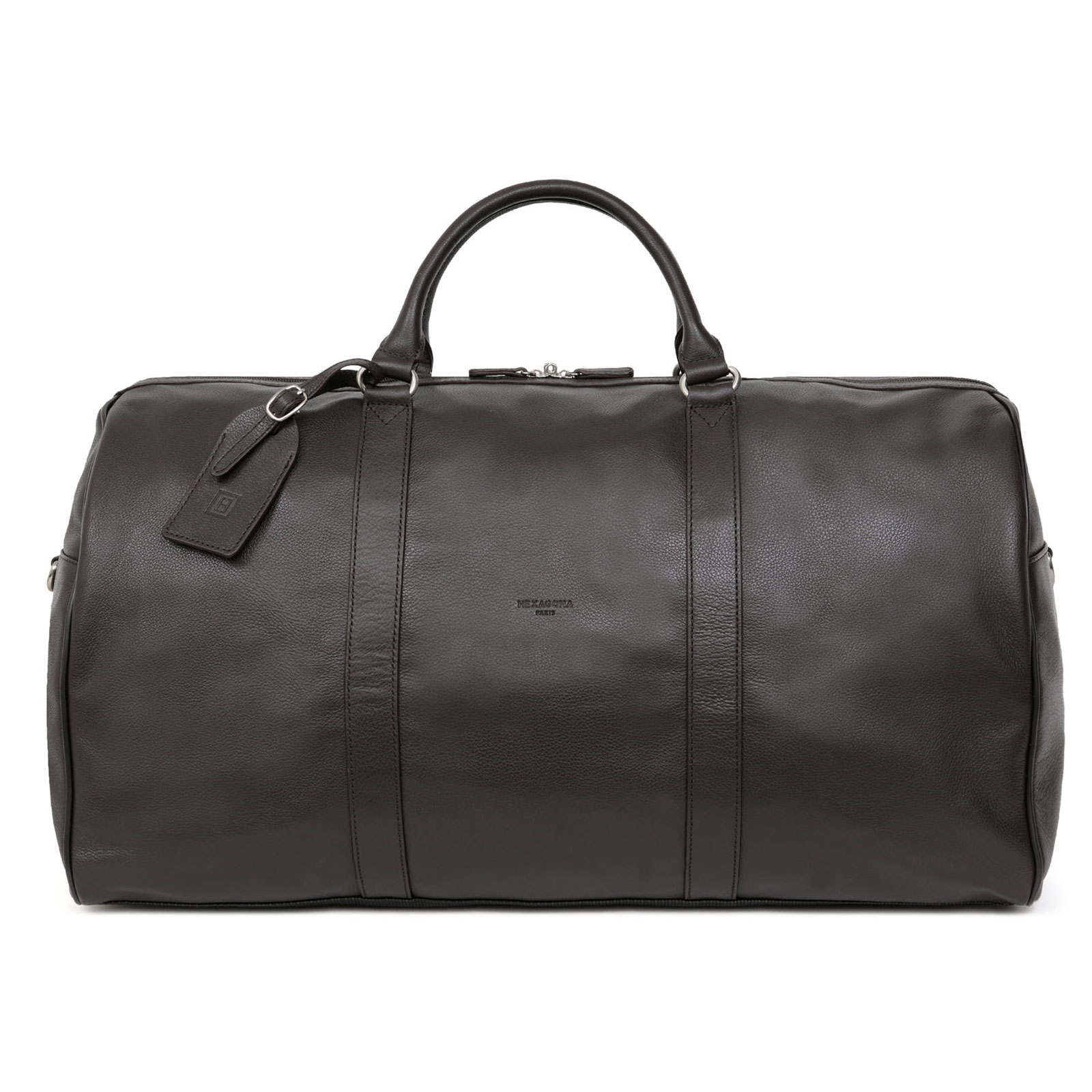 Levně Luxusní kožená cestovní taška tmavě hnědá - Hexagona Maestro