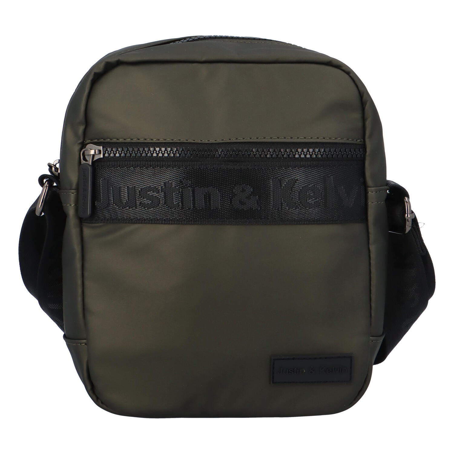 Levně Pánská taška na doklady zelená - Justin & Kelvin Prezen