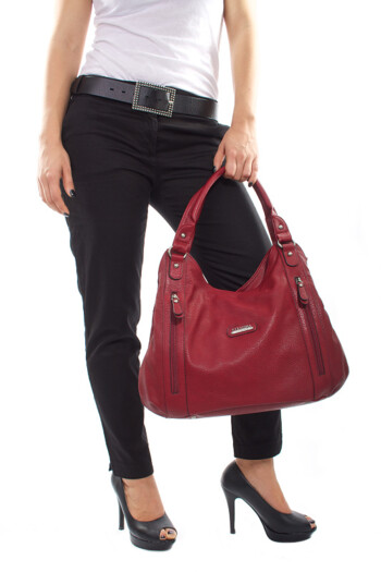 Černá kabelka Hexagona K52807