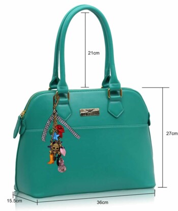 Smaragdová matná kabelka LS Fashion LS6001A
