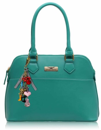 Smaragdová matná kabelka LS Fashion LS6001A