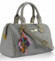 Šedá kabelka s kamínky LS fashion LS7016