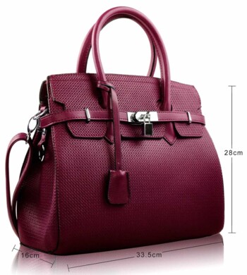 Bordó kabelka LS fashion LS00140