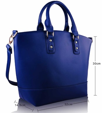 Modrá kabelka LS fashion LS0085B