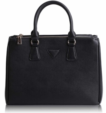 Černá kabelka styl prada LS00184M