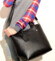Černá kabelka shopper Feimad