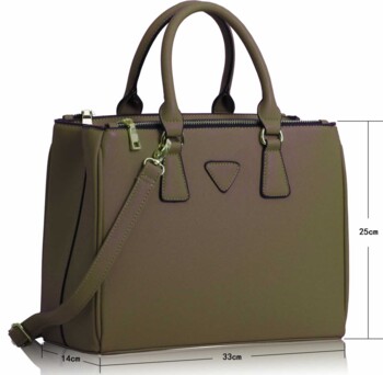 Kabelka styl prada LS00184M v barvě nude
