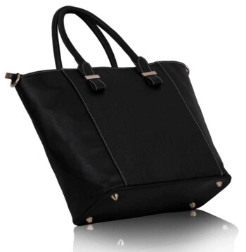 Elegantní černá kabelka LS0076A