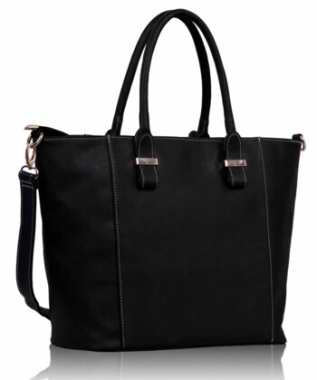 Elegantní černá kabelka LS0076A