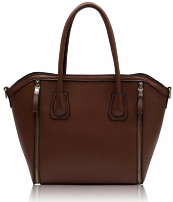 Hnědá trendy kabelka LS00146