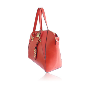 Červená elegantní kabelka Anna Smith S2149