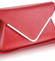 Červené elegantní psaníčko LSE00166A