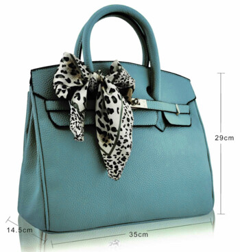 Tyrkysová kabelka LS fashion LS00141B