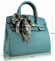 Tyrkysová kabelka LS fashion LS00141B
