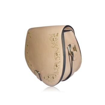 Nude pevnější crossbody kabelka Anna Smith S2144
