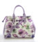 Fialová květovaná kabelka Delami D597