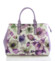 Fialová květovaná kabelka Delami D597