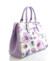 Fialová květovaná kabelka Delami D597