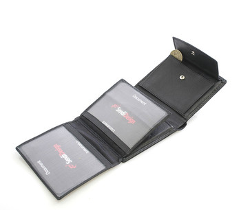 Černá kožená peněženka SendiDesign P16-6